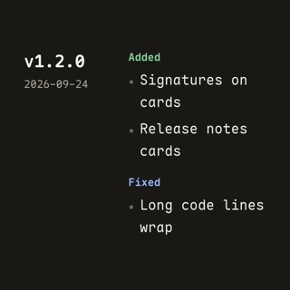 Release notes, Timeline